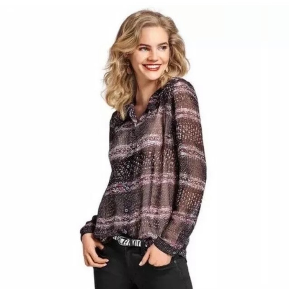 Cabi Paris long sleeve Blouse